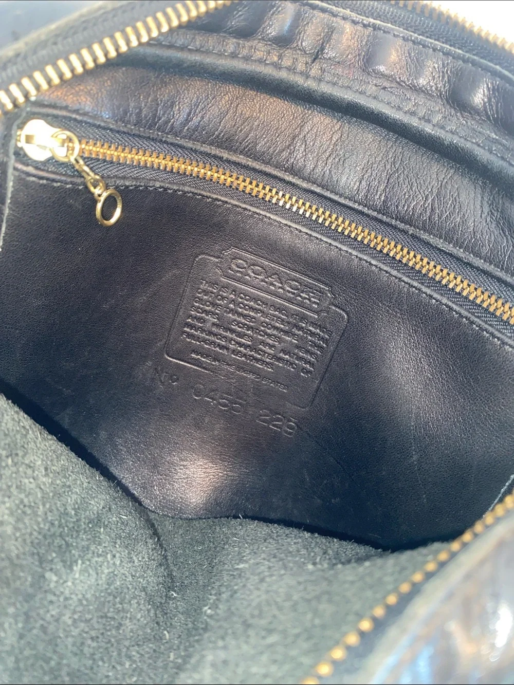 Vintage Coach Gallery Bonnie Cashin Black Leather Crossbody Bag